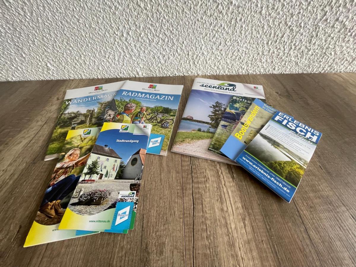 Modernes Apartment Mit Top Ausstattung Und Kamin Im Oberpfaelzer Seenland Nittenau エクステリア 写真